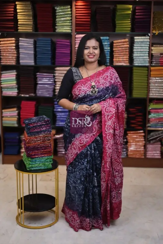 Battik Sugudi Cotton Sarees