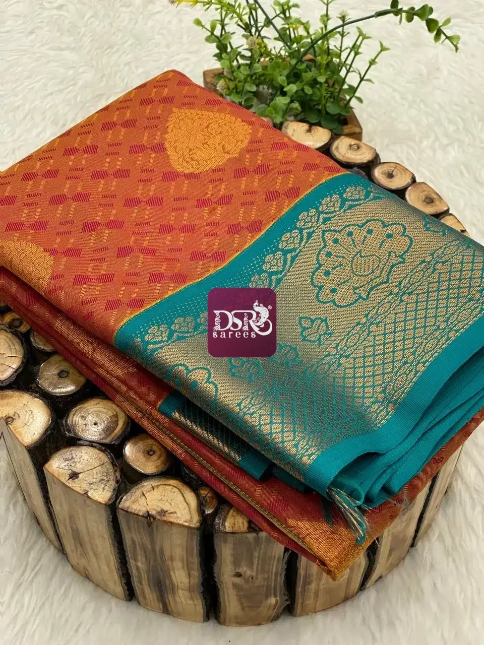 Korvai Border Embose Soft Silk