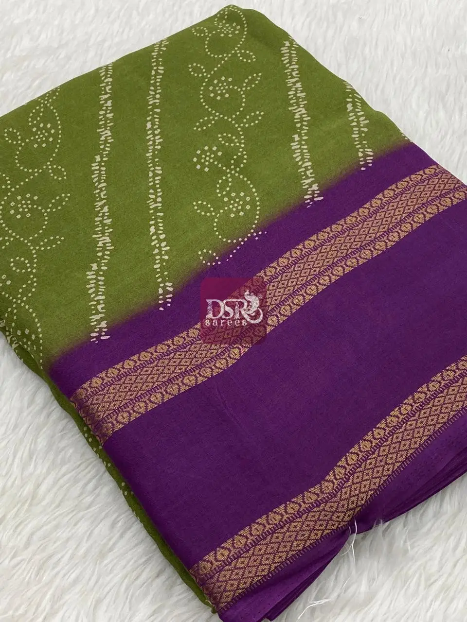 Viscose Chiffon Sarees - vol1