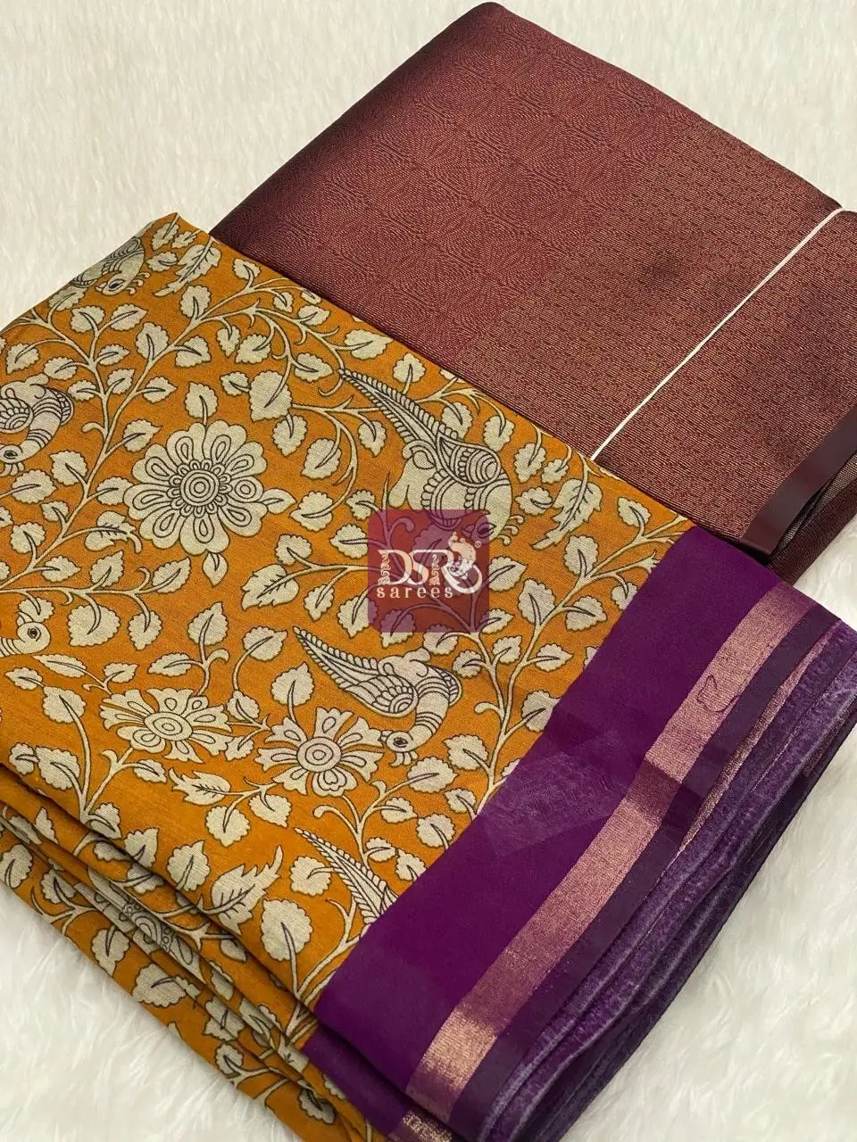 Ajrak Silk +  Free Saree