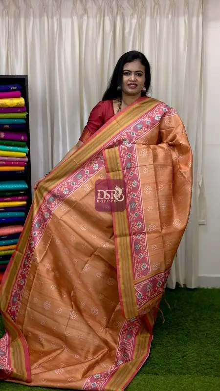 Semi Tussar Saree - Vol3