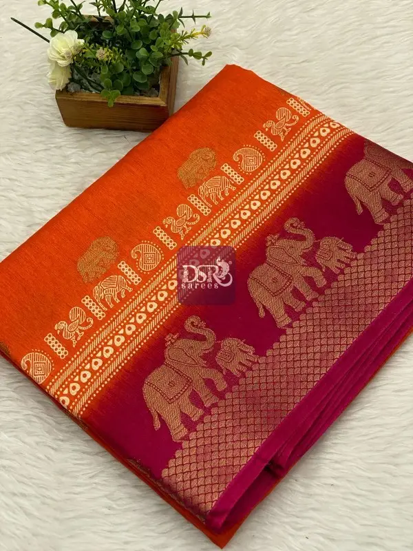 Viscose  Dola Silk Sarees