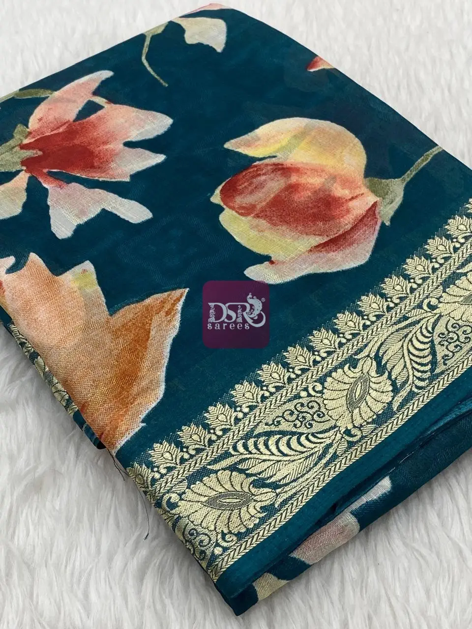 Viscose Chiffon Saree - vol8