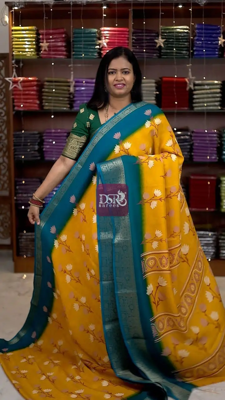 Georgette Dola Saree