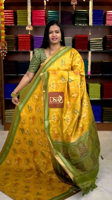 Raw Silk Pochampally Saree