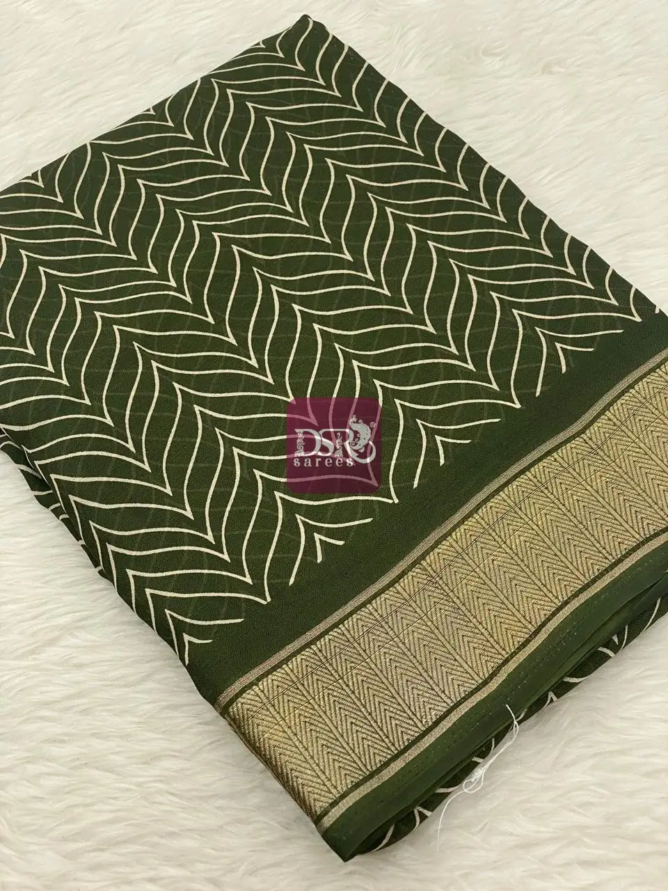 Viscose Chiffon Saree - vol6