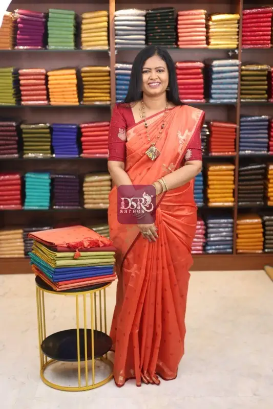 Semi Raw Silk Saree