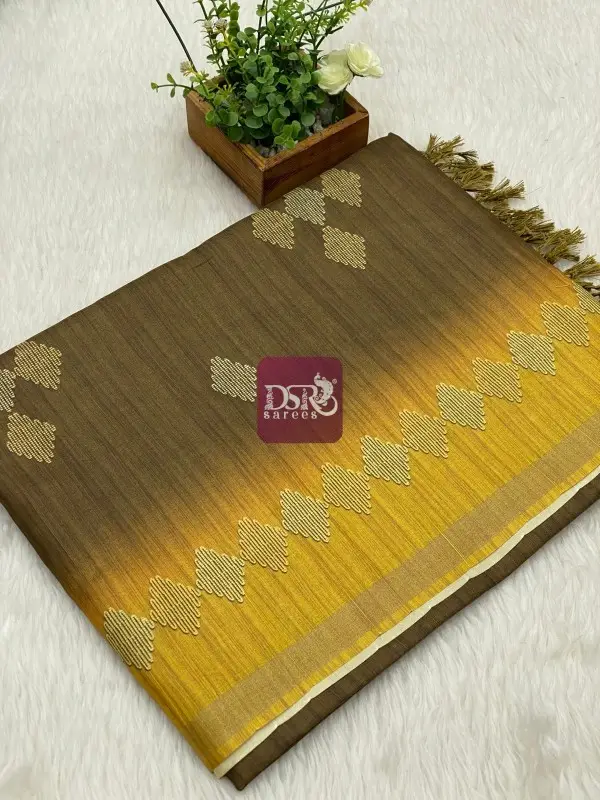 Semi Tussar Jute Silk Sarees