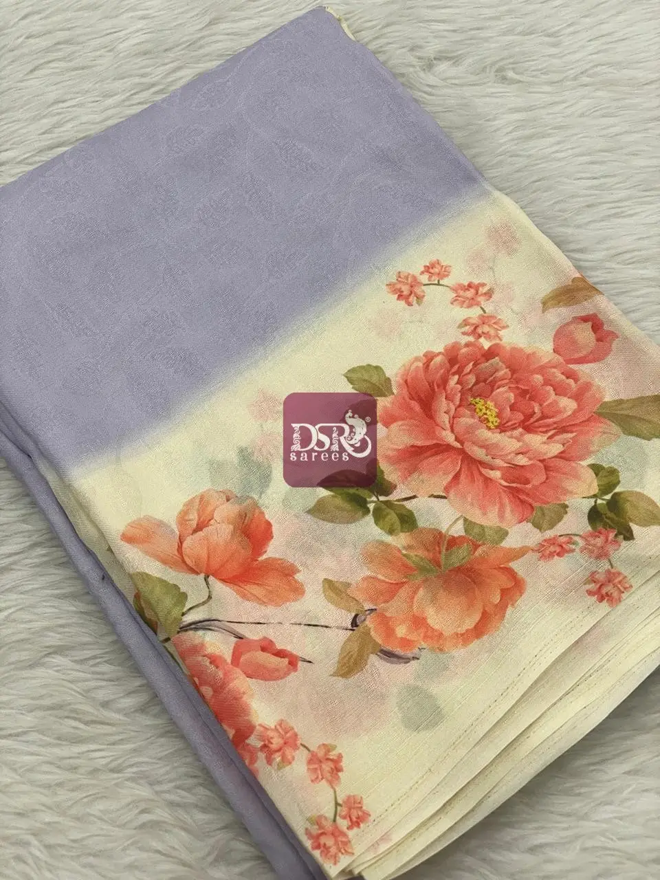 Viscose Digital Print Sarees