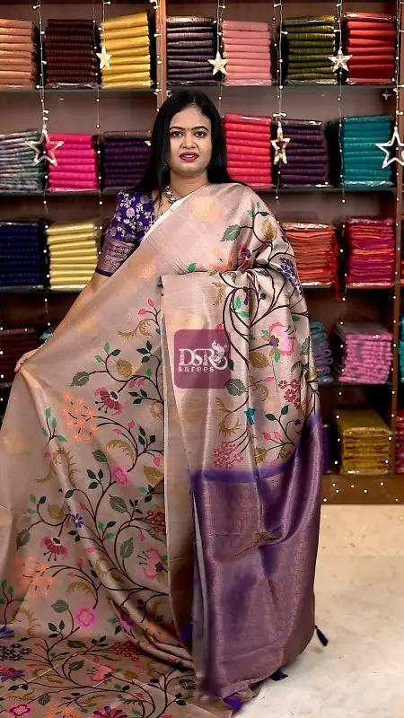 Paithani tussar silk sarees