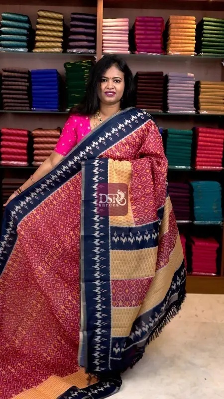 Chanderi sico saree