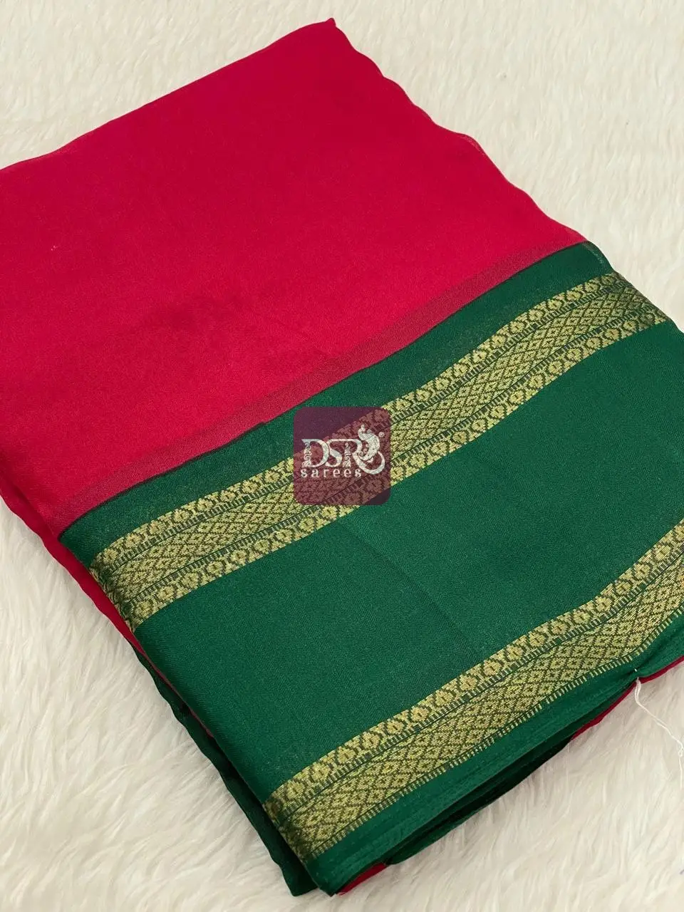 Viscose Chiffon Sarees - vol1