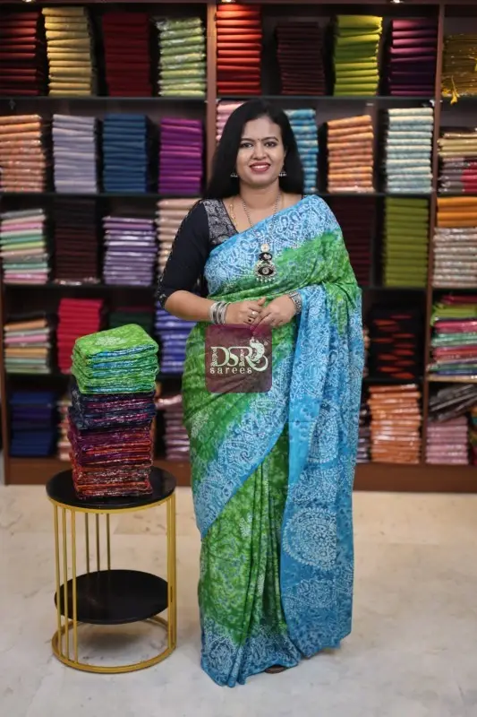 Battik Sugudi Cotton Sarees