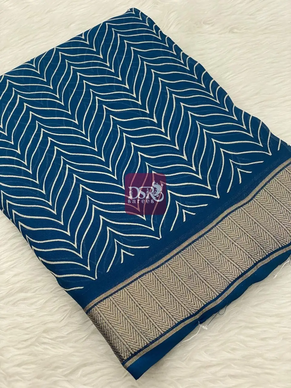 Viscose Chiffon Saree - vol6