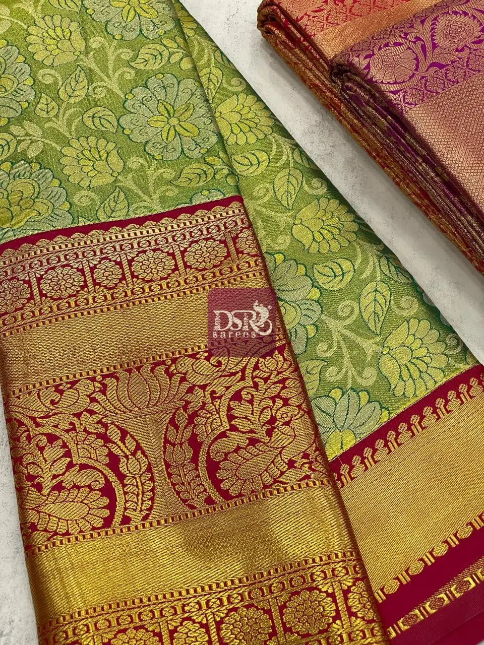 Semi Bridal Silk Sarees