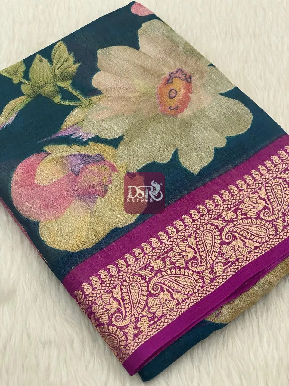 Viscose Chiffon Saree - vol8