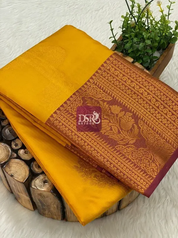 Premium Kanchi Korvai Border Saree