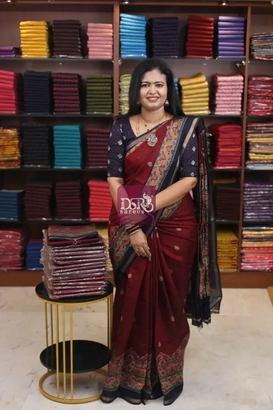 Ajrak Silk