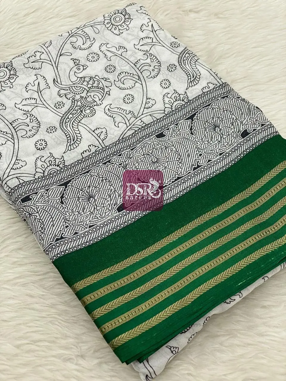 Viscose Chiffon Sarees - vol1