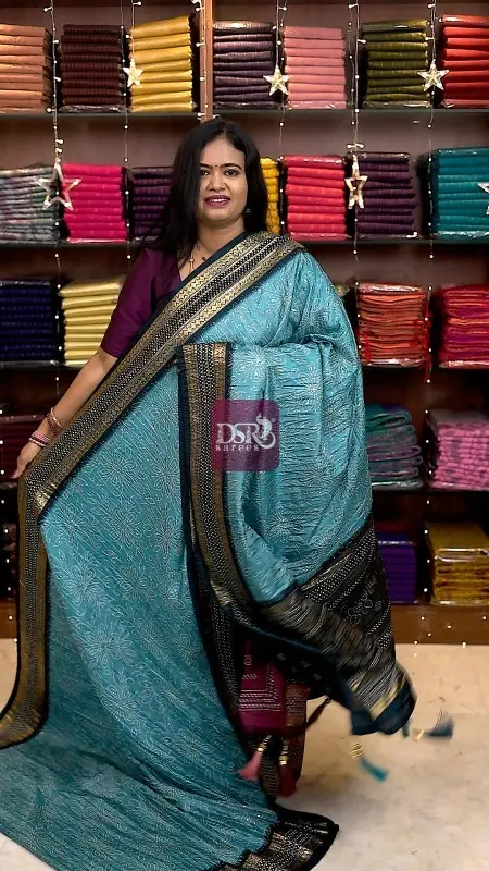 Bhandhini Crushed Chiffon Saree - vol1