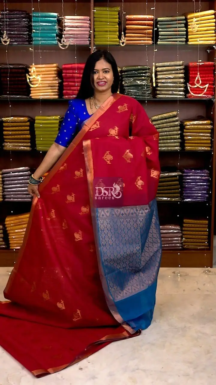 Premium Silk Cotton Saree