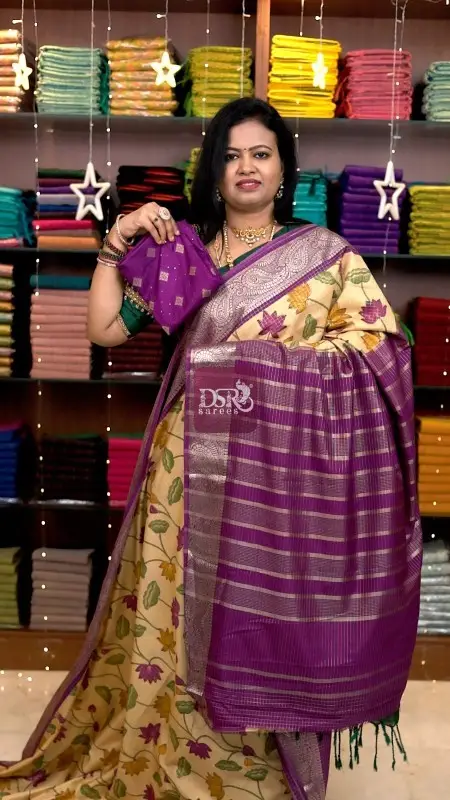 Kalamkari Viscose Crepe Silk