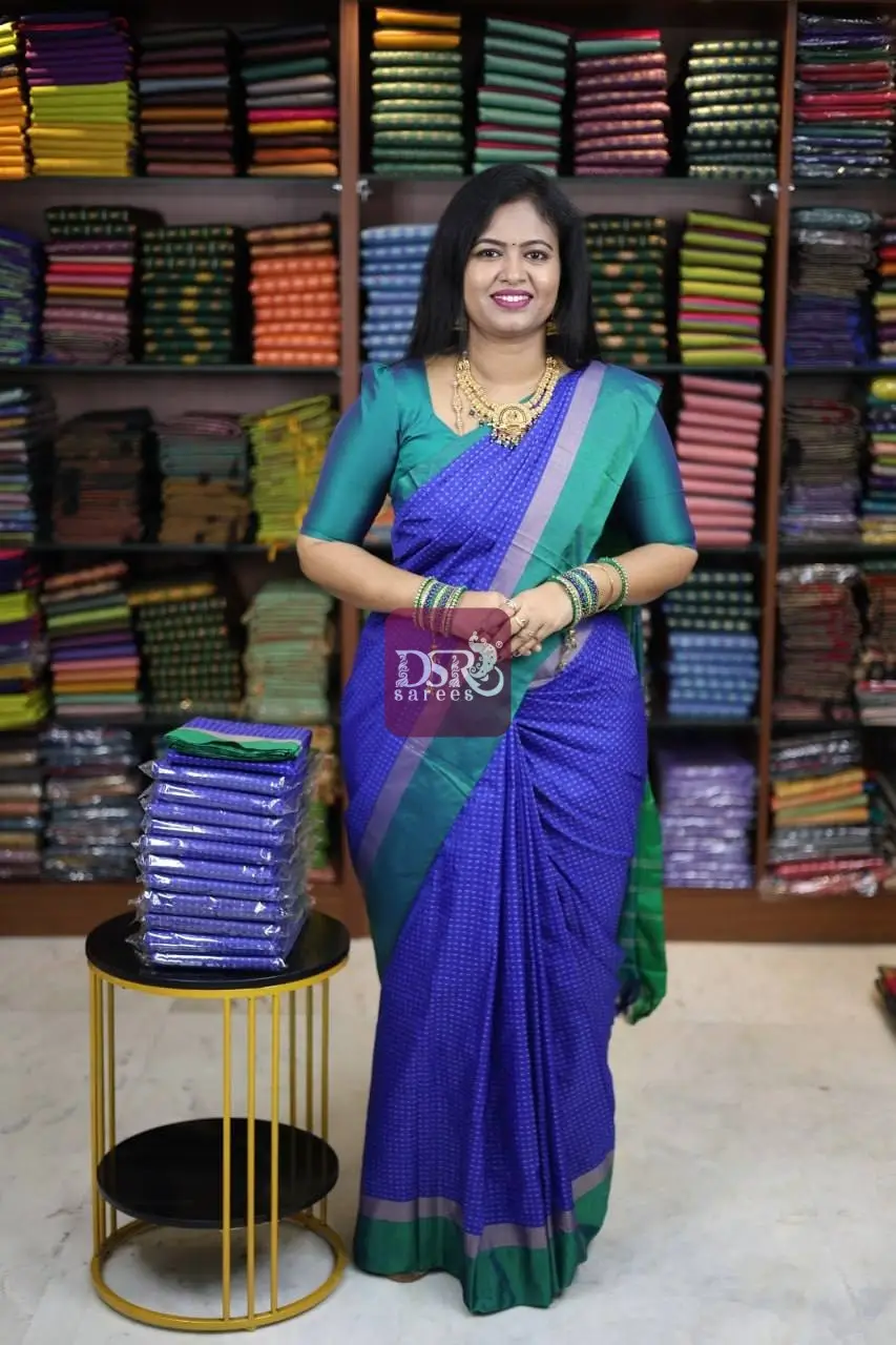 Arani Pooja Dots Saree