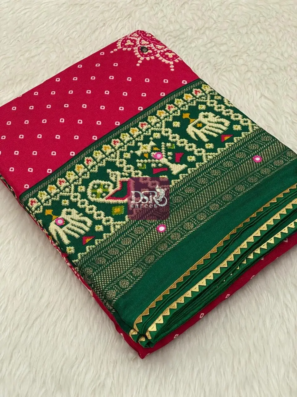 Bandhej Patola Sarees