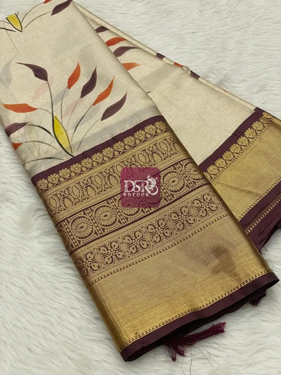 Printed Tissue Silk Sarees