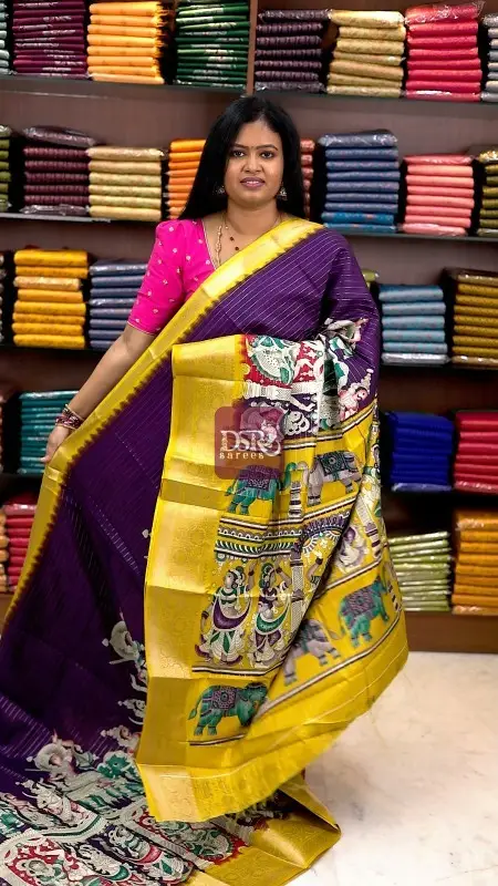 Kalamkari Dola Saree