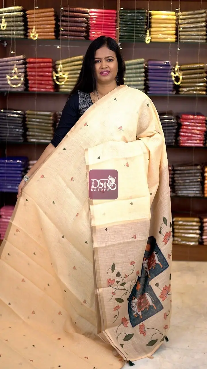 Linen Cotton Sarees
