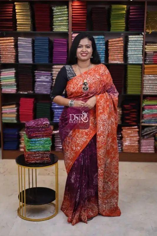 Battik Sugudi Cotton Sarees