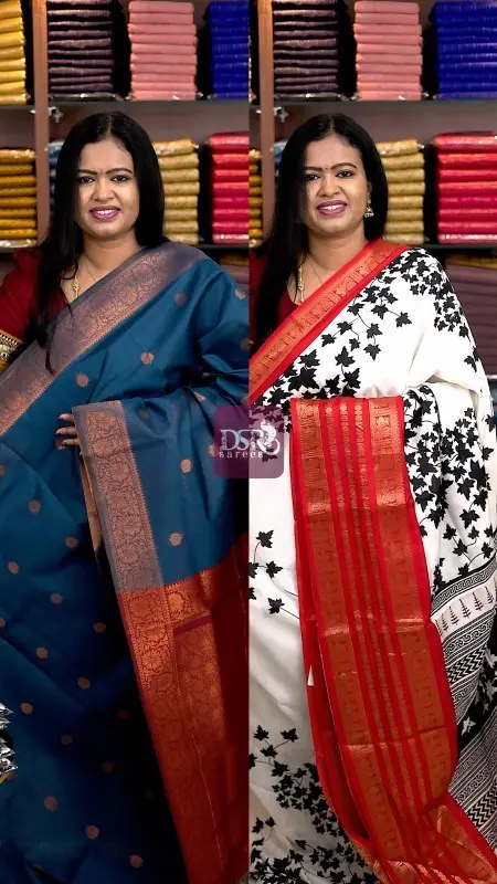 Kora Cotton Silk  + Iconic Silk Saree