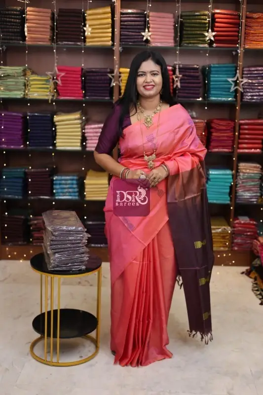 Banana Pith Fibre Saree
