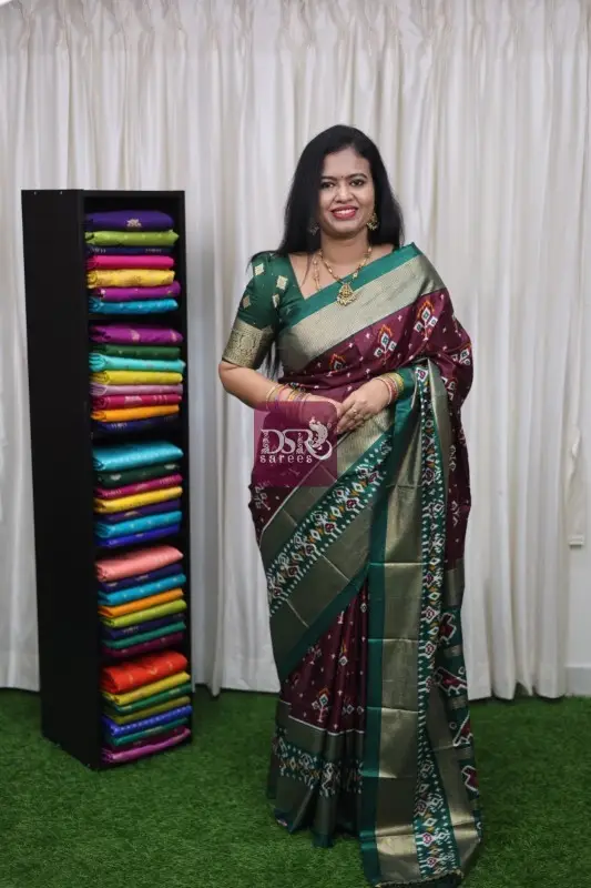 Patola Foil Printed Sarees