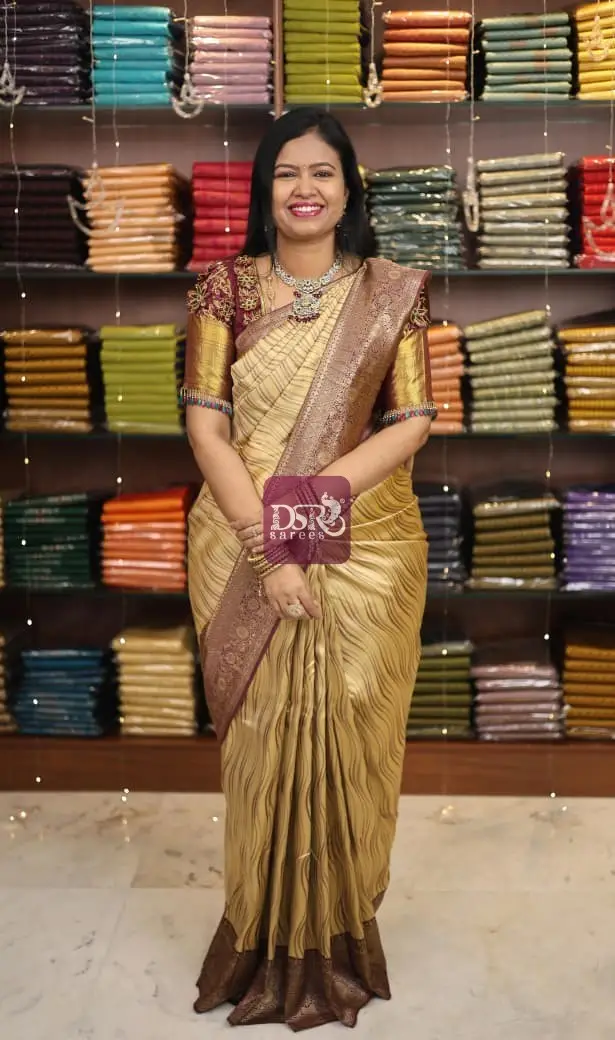 Premium Kanchi Tissue Bridal Sarees - vol1