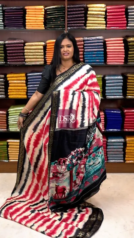 Viscose Shibori Sarees