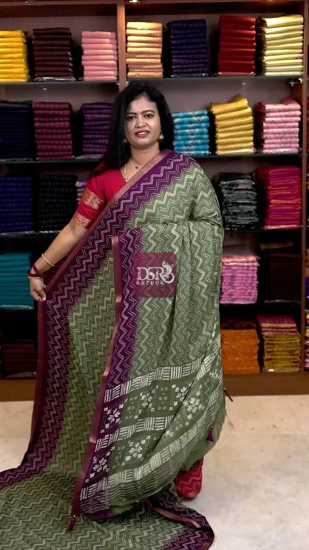 Viscose Chiffon Saree - vol7