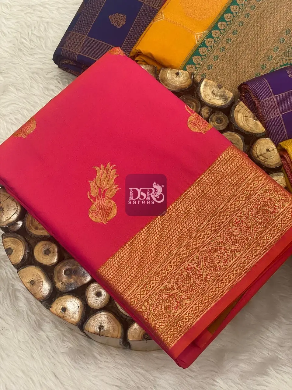 Semi Silk Udal Butta Sarees