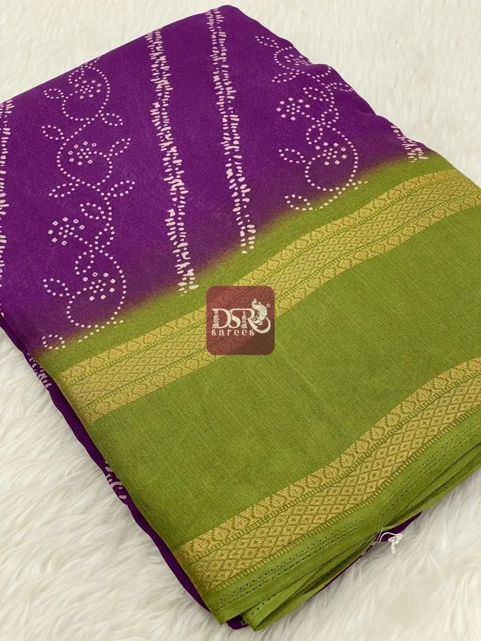 Viscose Chiffon Sarees - vol1