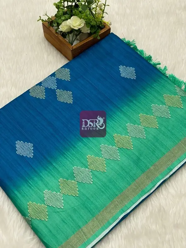 Semi Tussar Jute Silk Sarees