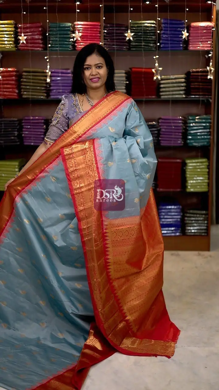 Premium Gadwal Semi Pattu Sarees