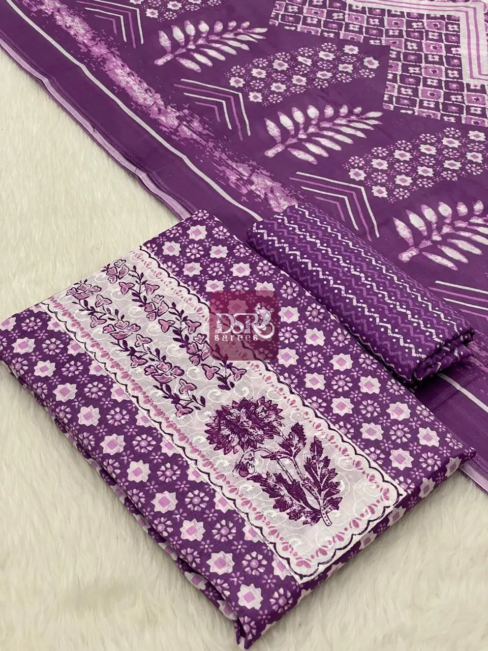Bandhini Printed Camric Cotton Salwar