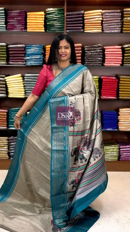 Kalamkari Dola Saree