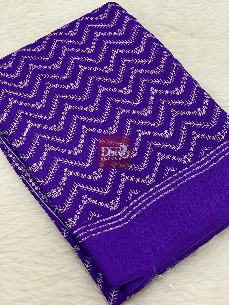 Viscose Chiffon Saree - vol7