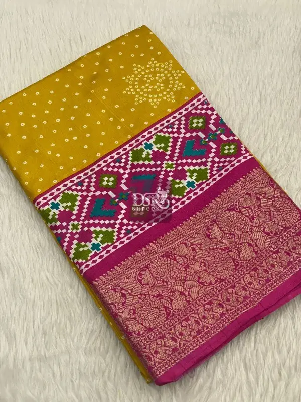 Bandhini Semi Dola Sarees