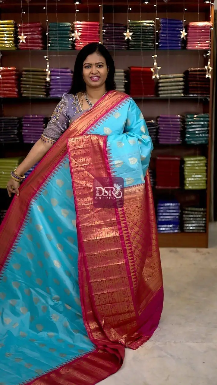 Premium Gadwal Semi Pattu Sarees
