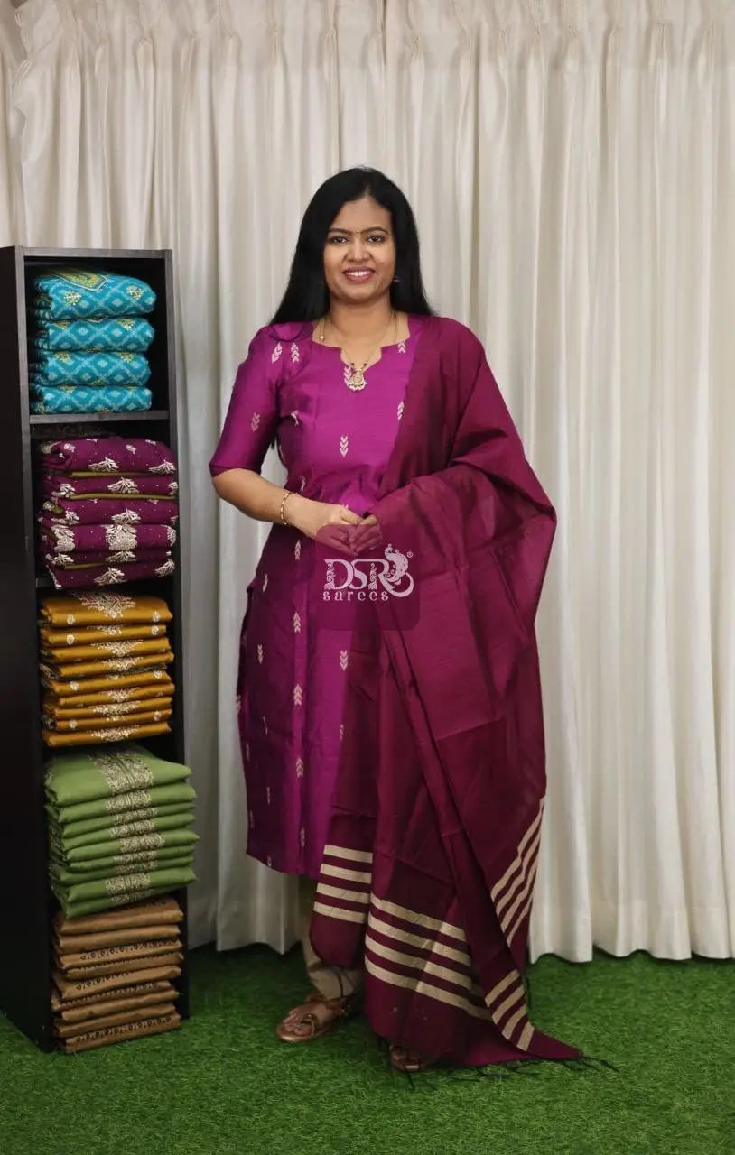 Raw Silk Salwar Sets