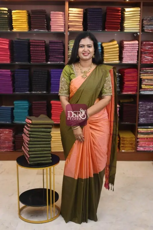 Arani Semi Silk Half n Half Saree