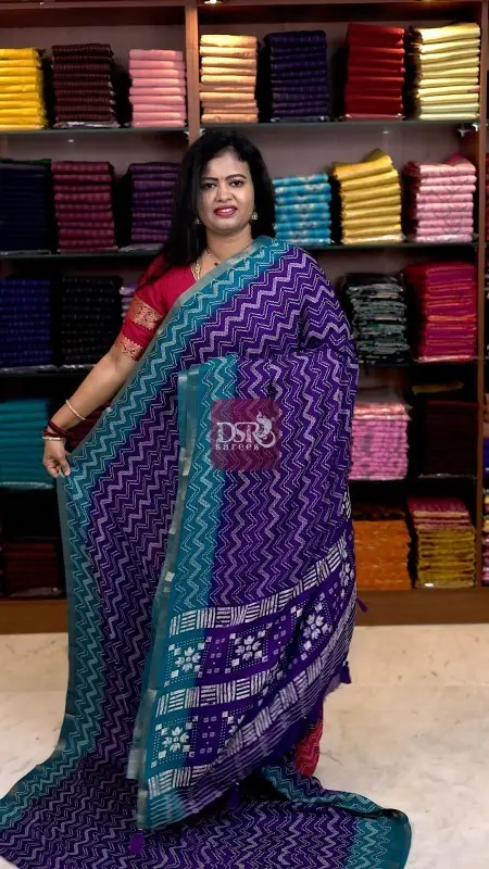 Viscose Chiffon Saree - vol7
